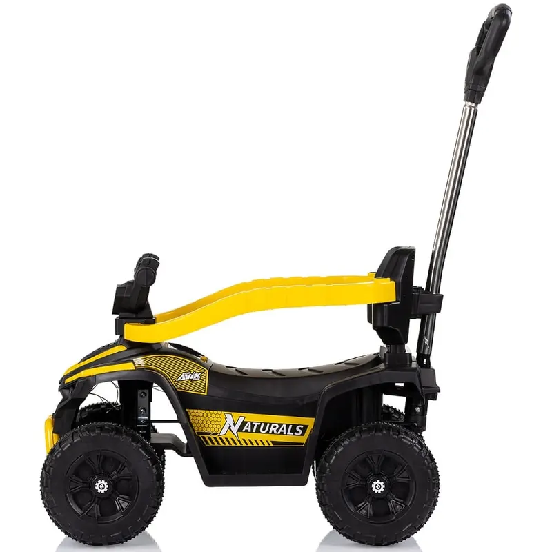 Masinuta de impins Chipolino, ATV, maner parental, lumini si sunete, galben KID002204 — imaginea 3