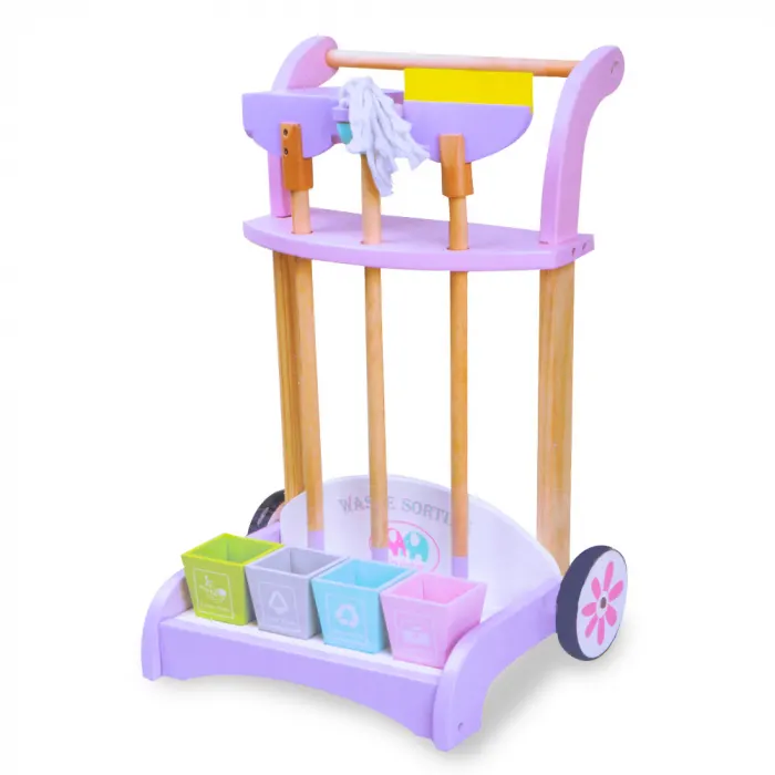 Set Mobil de Curatenie din Lemn cu Accesorii Montessori