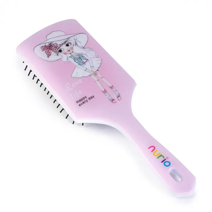 Perie de Par pentru Fetite Roz 23.5 cm