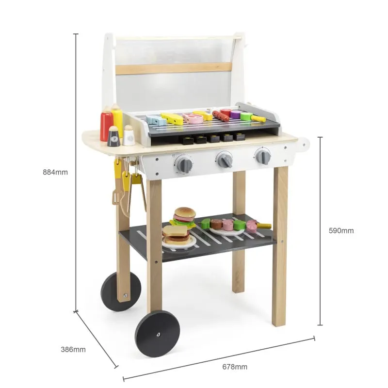 Set gratar Viga, lemn, multicolor, 47 piese KID446566 — imaginea 2