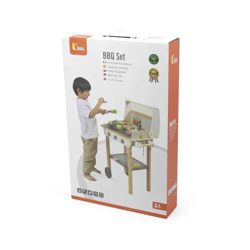 Set gratar Viga, lemn, multicolor, 47 piese KID446566 — imaginea 4