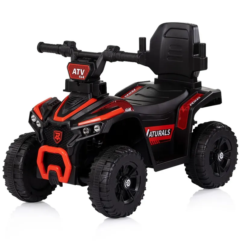 Masinuta de impins Chipolino, ATV, maner parental, lumini si sunete, rosu KID002198 — imaginea 2