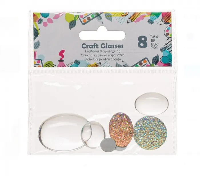 Set accesorii pentru activitati crafts, 8 bucati