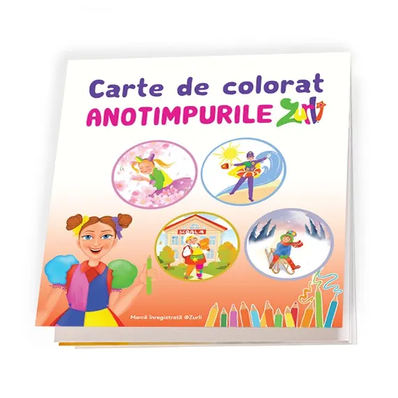 Carte de colorat Anotimpurile Zurli — imaginea 2