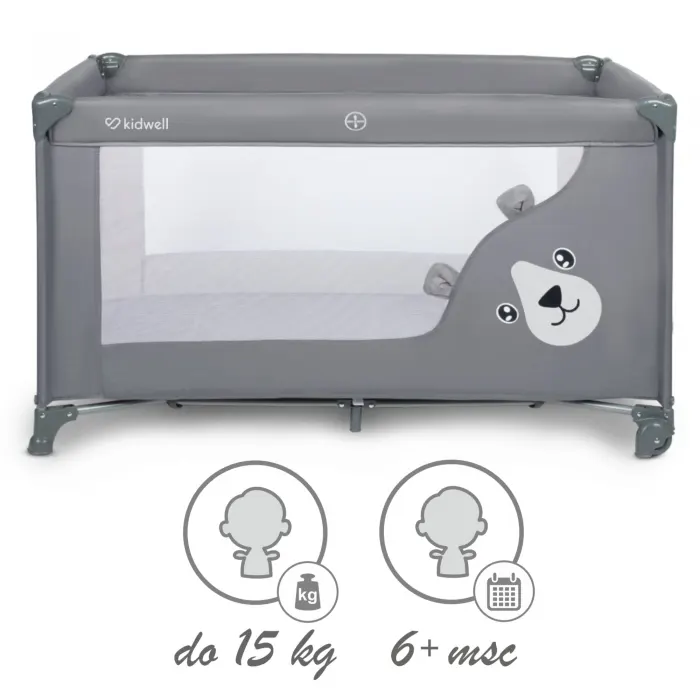 Patut pliabil Kidwell Blissy, gri KID103119 — imaginea 3