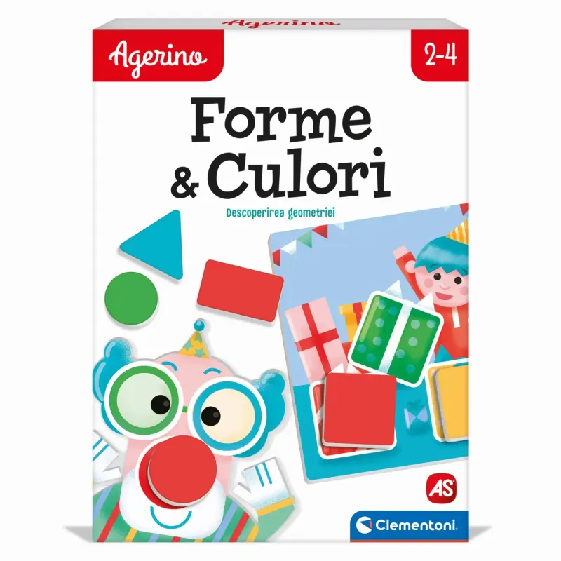 Joc educativ descoperirea geometriei-Forme si culori,2-4 ani