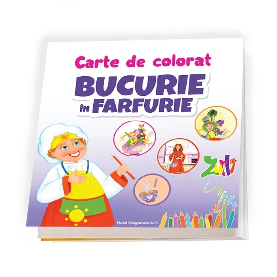 Carte de colorat Bucurie în Farfurie — imaginea 2