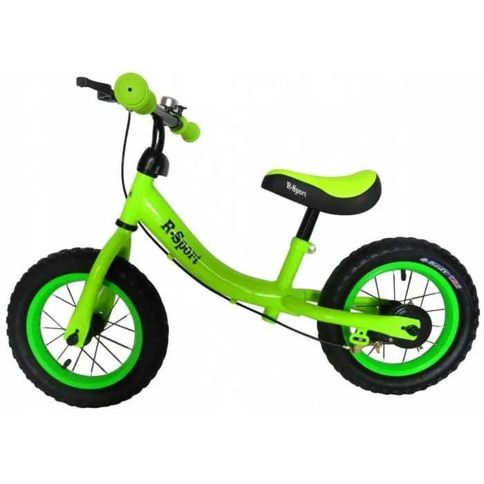 Bicicleta R-Sport R3, echilibru, fara pedale, roti gonflabile, verde KID791715