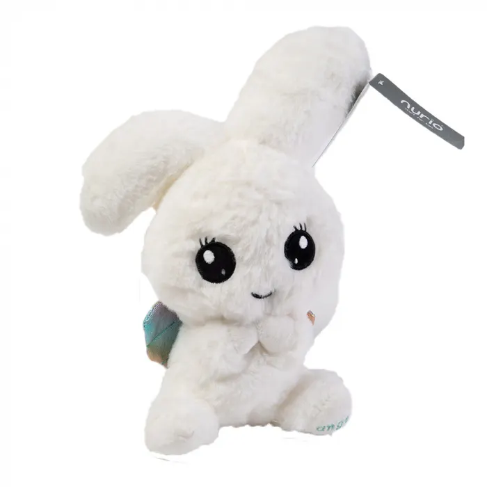Jucarie de Plus Iepuras Alb