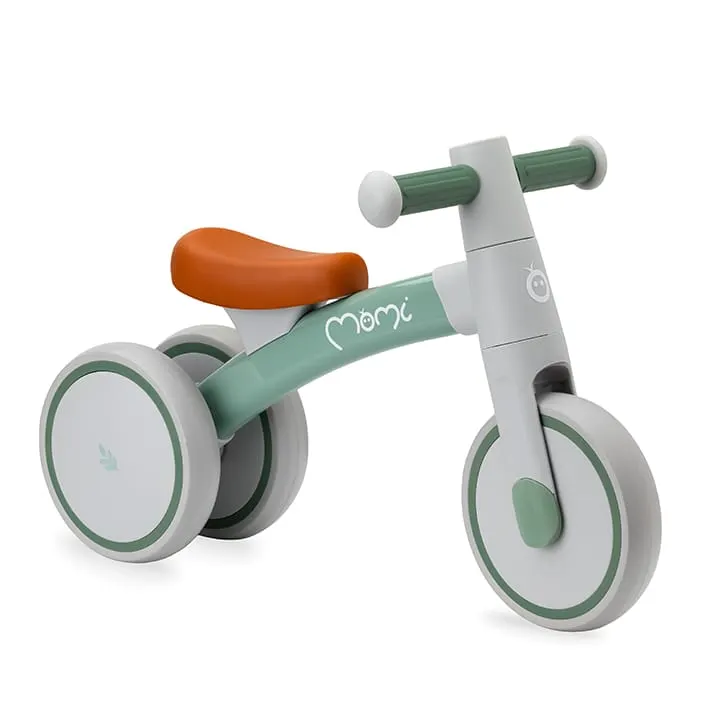 Bicicleta copii Momi Tedi, echilibru, fara pedale, verde KID992109
