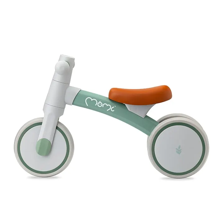 Bicicleta copii Momi Tedi, echilibru, fara pedale, verde KID992109 — imaginea 2