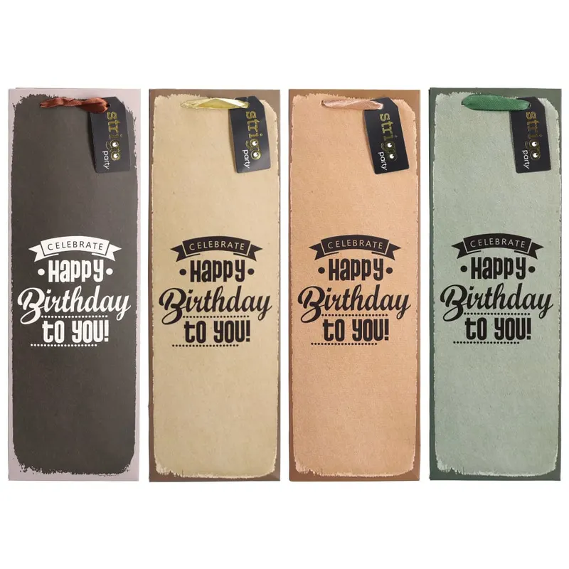 Set 4 Pungi Cadou din Hartie 12 36 9 cm, 210 gsm