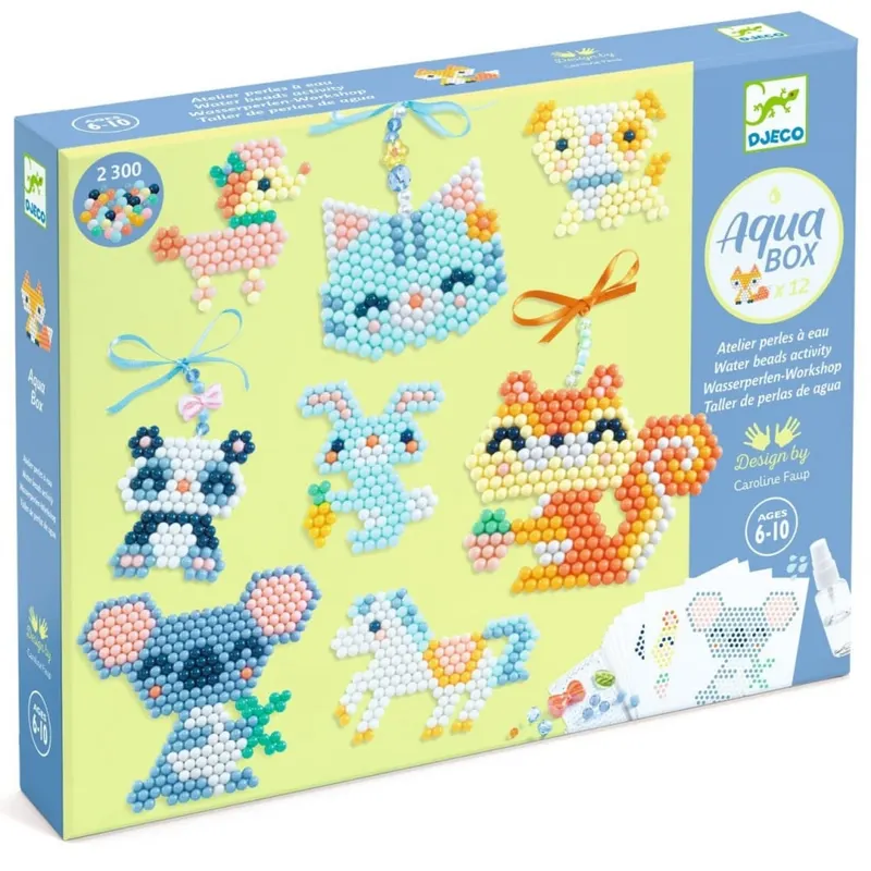 Atelier creativ cu margele Animalute norocoase, Djeco