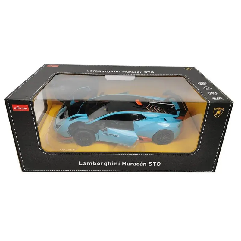 MASINA CU TELECOMANDA LAMBORGHINI HURACAN STO ALBASTRU SCARA 1 LA 14