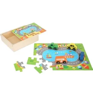 Puzzle Lemn - Masini