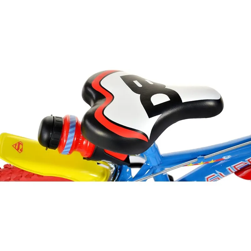Bicicleta Copii Dino Bikes, Superman, 16 inch, roti ajutatoare, sistem frana, albastru/rosu KID907695 — imaginea 3