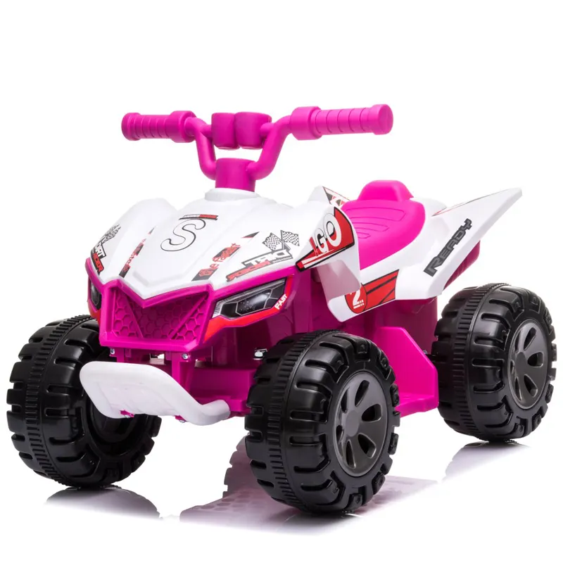 Atv electric pentru copii 18-36 luni, Drift-Rider, 35W 6V, music player, culoare roz