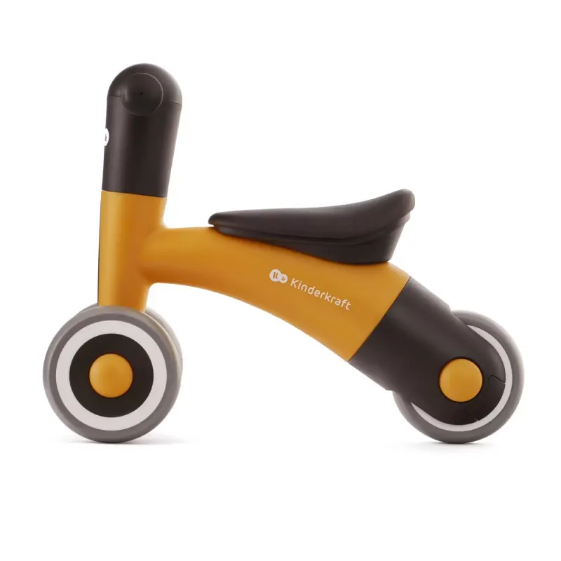Bicicleta echilibru Kinderkraft Minibi, fara pedale, galben KID920068 — imaginea 2