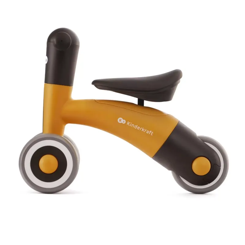 Bicicleta echilibru Kinderkraft Minibi, fara pedale, galben KID920068 — imaginea 3