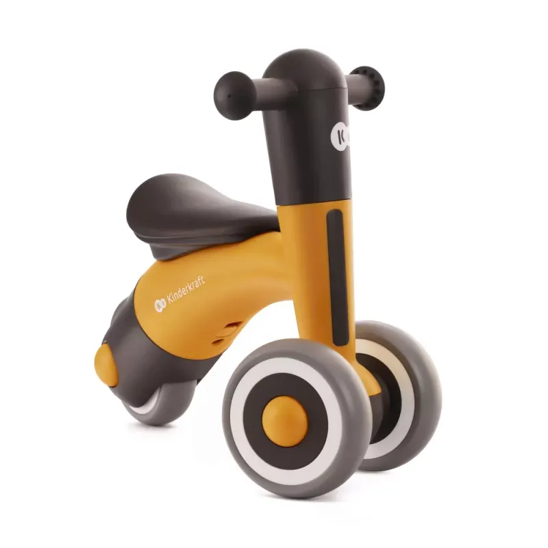Bicicleta echilibru Kinderkraft Minibi, fara pedale, galben KID920068 — imaginea 4