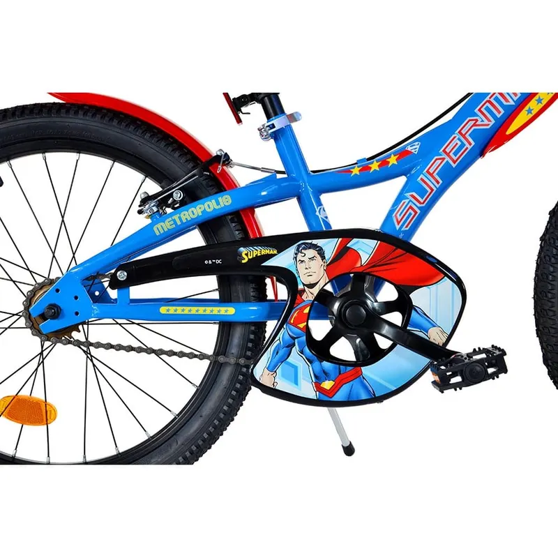 Bicicleta Copii Dino Bikes, Superman, 20 inch, sistem frana, albastru/rosu KID907831 — imaginea 2