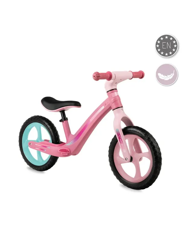 Bicicleta copii Momi Mizo, echilibru, fara pedale, roz KID050762 — imaginea 3