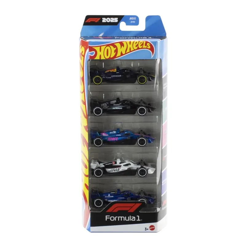 SET 5 MASINI HOT WHEELS FORMULA 1 2025