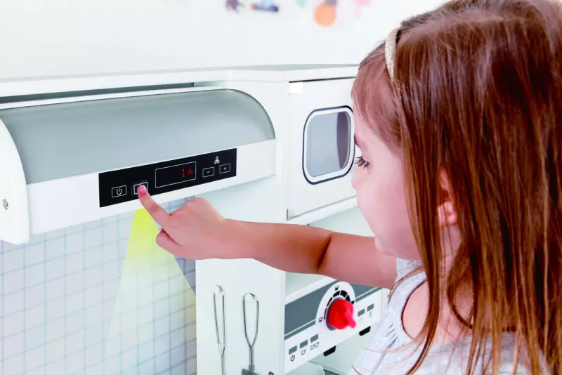 Bucatarie Copii Hape, completa, lemn KID018426 — imaginea 3
