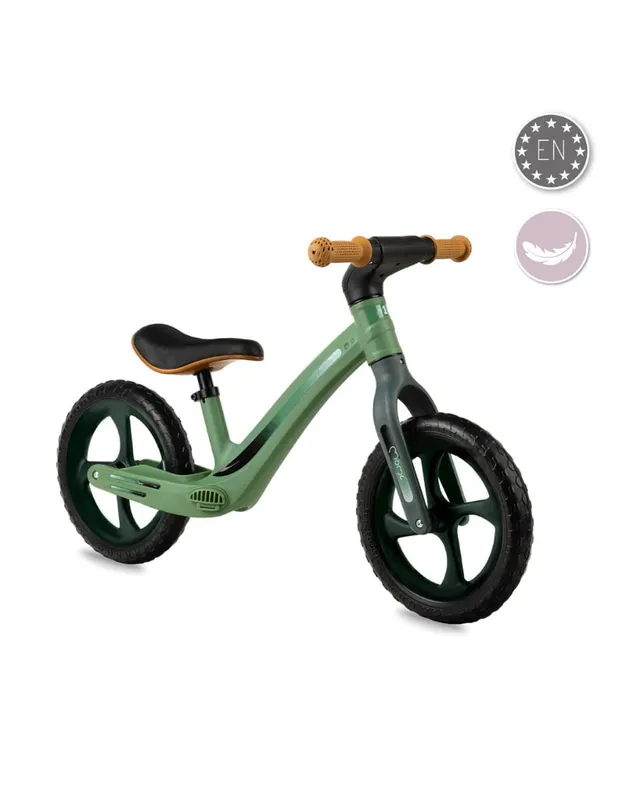 Bicicleta copii Momi Mizo, echilibru, fara pedale, verde KID050779 — imaginea 3
