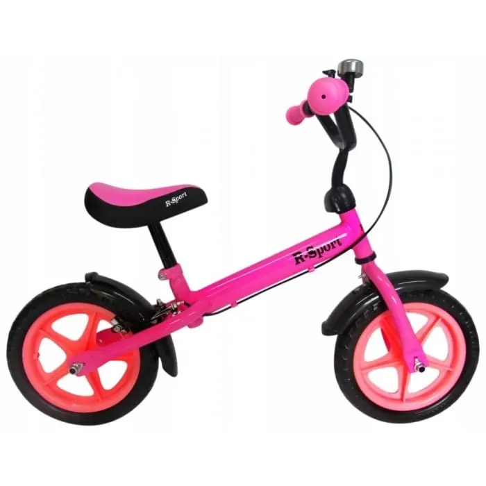 Bicicleta R-Sport R9, echilibru, fara pedale, frana de mana, roz KID791791