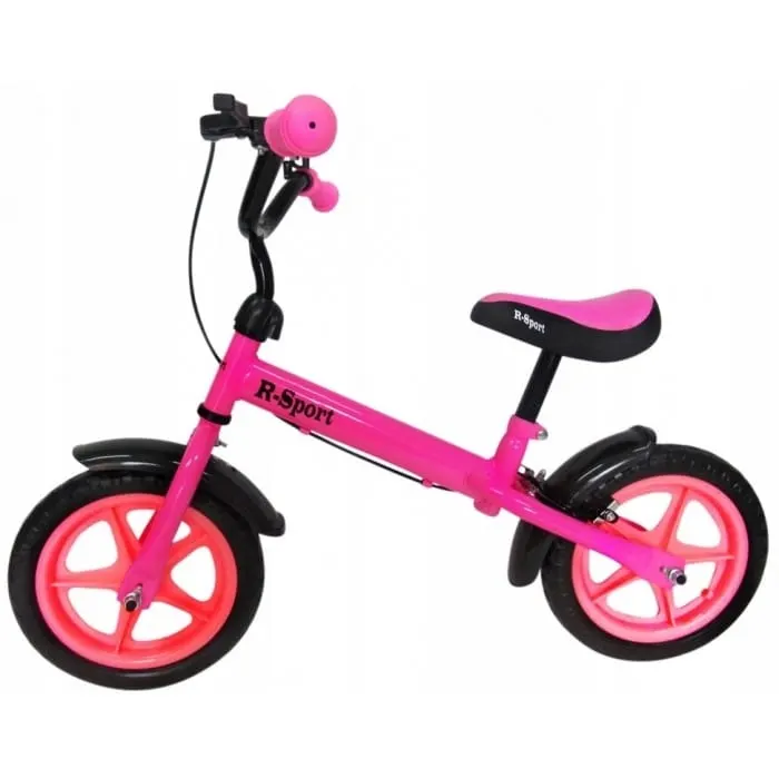 Bicicleta R-Sport R9, echilibru, fara pedale, frana de mana, roz KID791791 — imaginea 2
