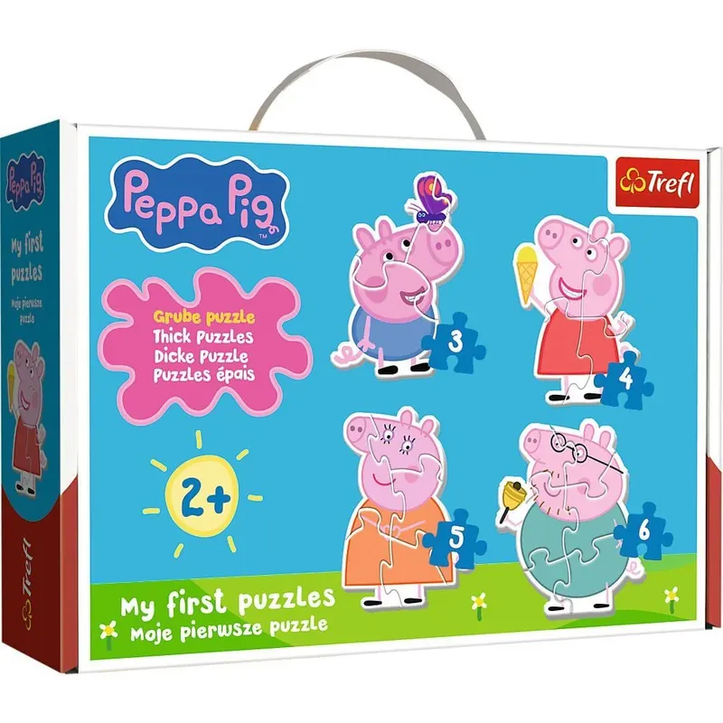 PUZZLE TREFL BABY CLASIC PEPPA PIG PURCELUSUL CLASIC PRINTRE PRIETENI