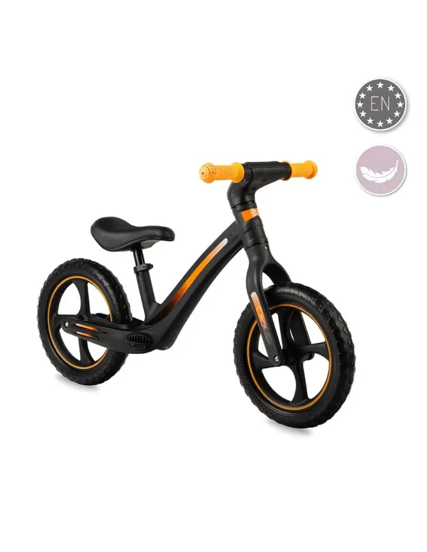 Bicicleta copii Momi Mizo, echilibru, fara pedale, negru KID050786 — imaginea 3