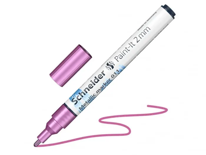 Marker metalic,model Paint-It 011 2 mm,violet metallic