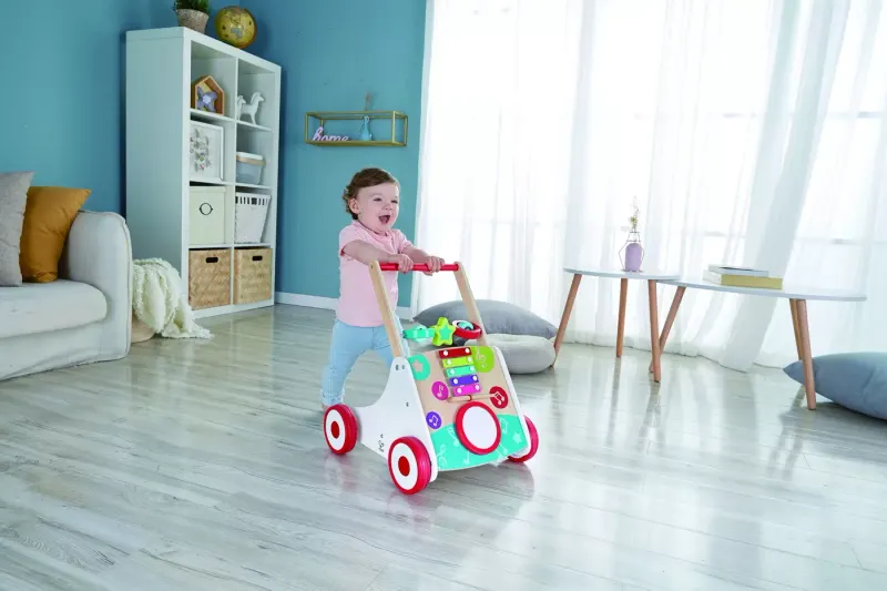 Antemergator muzical Hape, lemn, multicolor KID031104 — imaginea 4