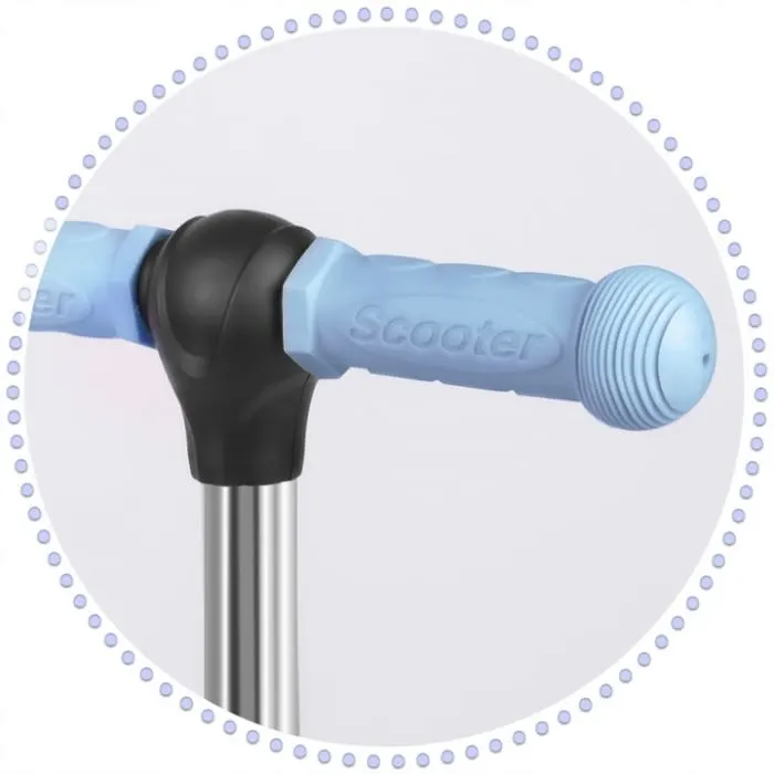Trotineta Ricokids Todi, 3 in 1, roti LED, albastru KID611675 — imaginea 5