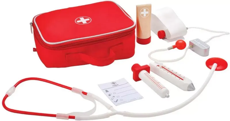 Set de joaca Hape, trusa medicala Doctor KID011601