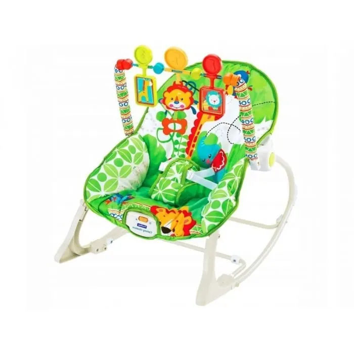 Balansoar 3 in 1 Ecotoys, vibratii, animale jungla KID061960
