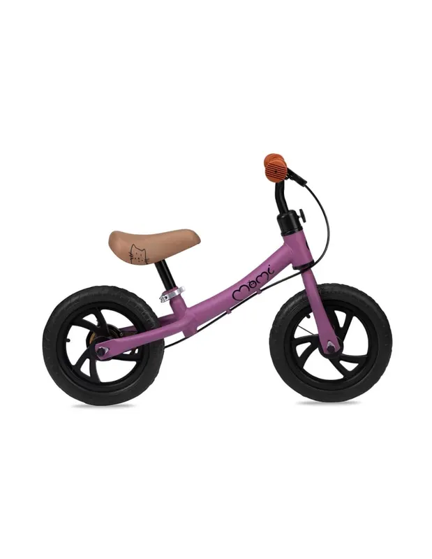 Bicicleta copii Momi Breki, echilibru, fara pedale, frana de mana, violet KID056399 — imaginea 3