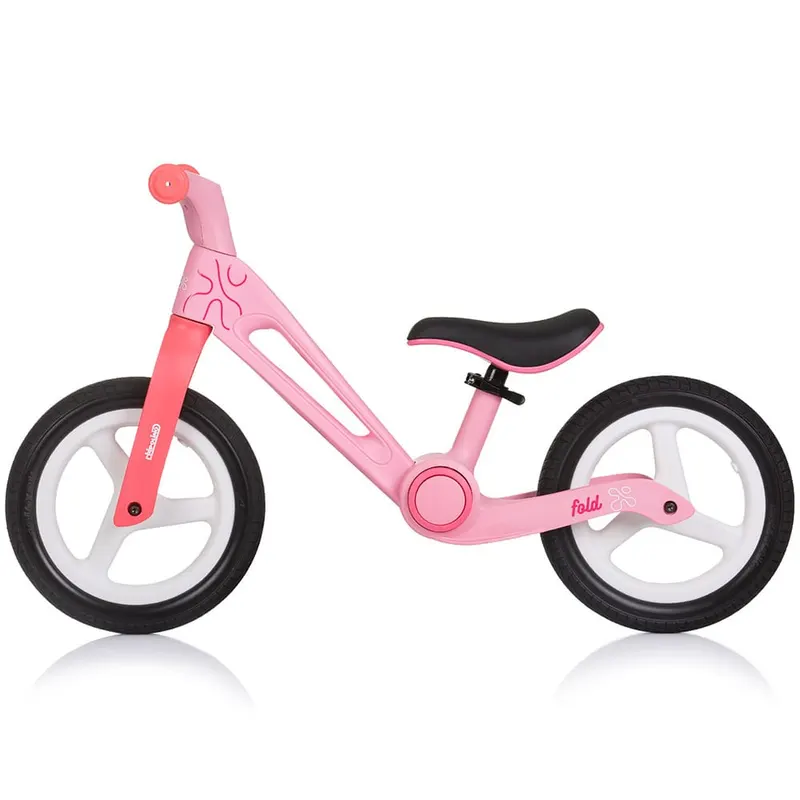 Bicicleta Chipolino Fold X, echilibru, fara pedale, roz KID000538