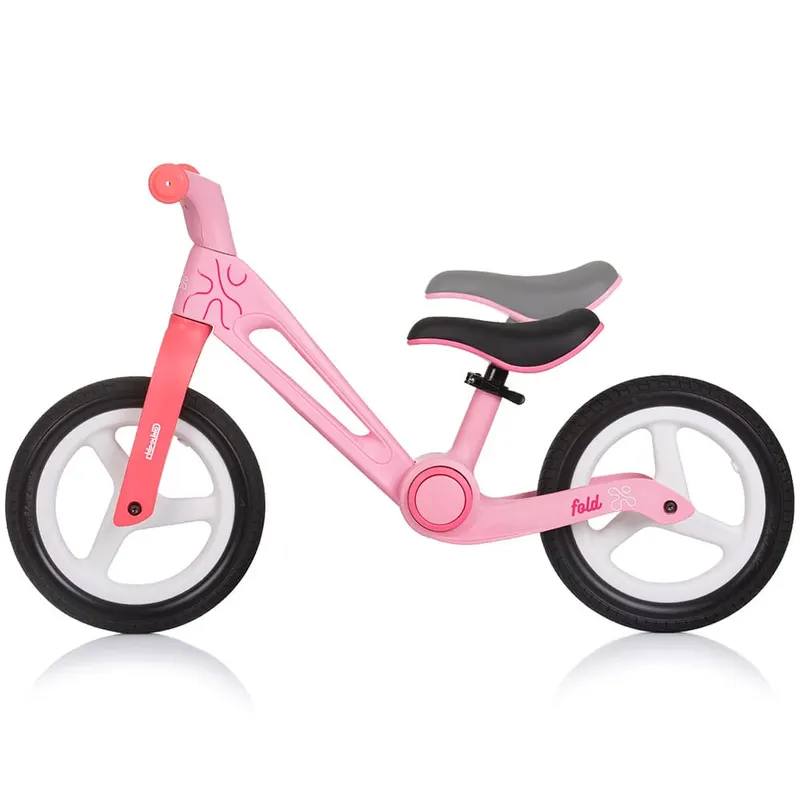 Bicicleta Chipolino Fold X, echilibru, fara pedale, roz KID000538 — imaginea 3