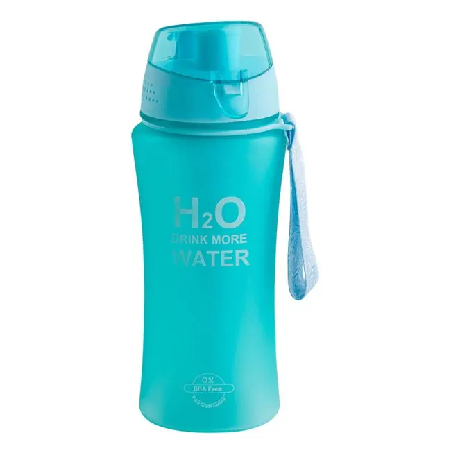 Sticla pentru bauturi cu recipent gheata,plastic,turcoaz,480 ml