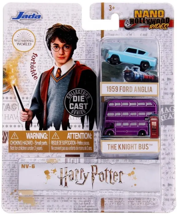 Harry Potter Set 2 Masinute: Knight Bus si Ford Anglia 1959
