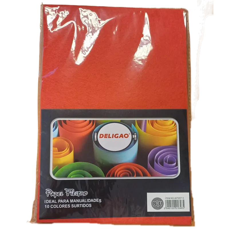 Set 10 coli diverse culori pentru activitati crafts,fetru,A4,1.5mm