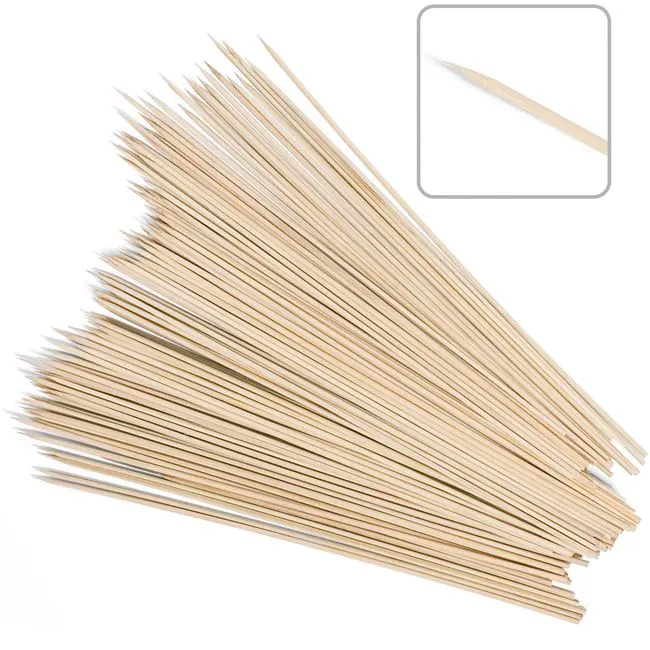 Betisoare pentru frigarui,lemn,250 mm -set 100 buc