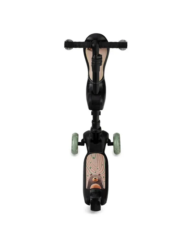 Trotineta MoMi Kiuru, 2 in 1, transformabila cu sezut, negru KID056313 — imaginea 5