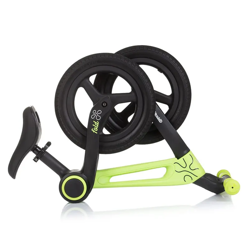 Bicicleta Chipolino Fold X, echilibru, fara pedale, verde KID000514 — imaginea 2