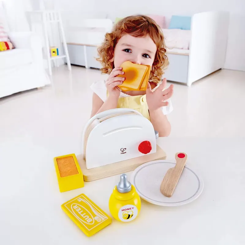 Toaster bucatarie Hape, lemn, multicolor KID019348 — imaginea 2
