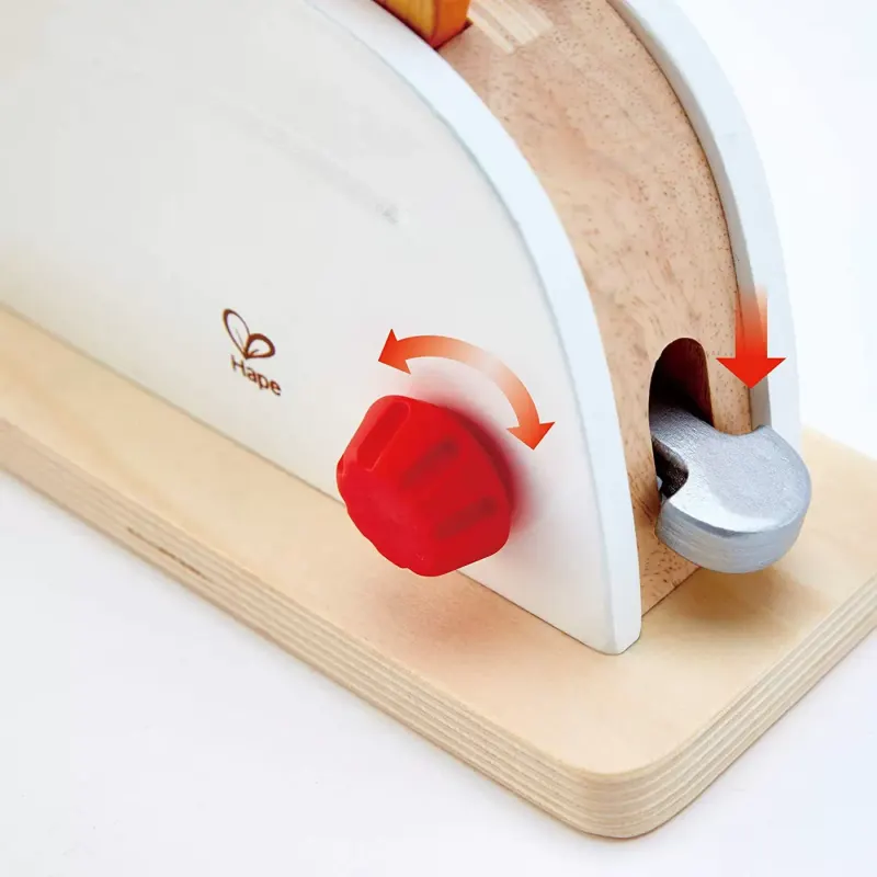 Toaster bucatarie Hape, lemn, multicolor KID019348 — imaginea 4