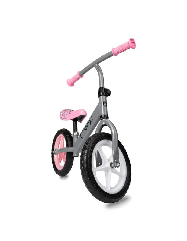 Bicicleta copii Momi Fleet, echilibru, fara pedale, gri KID710986 — imaginea 3